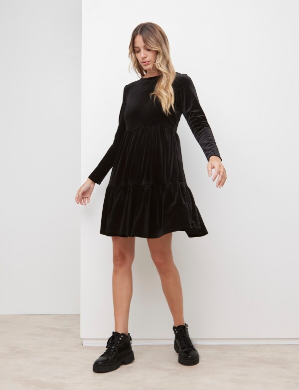 Vestido Velvet NEGRO