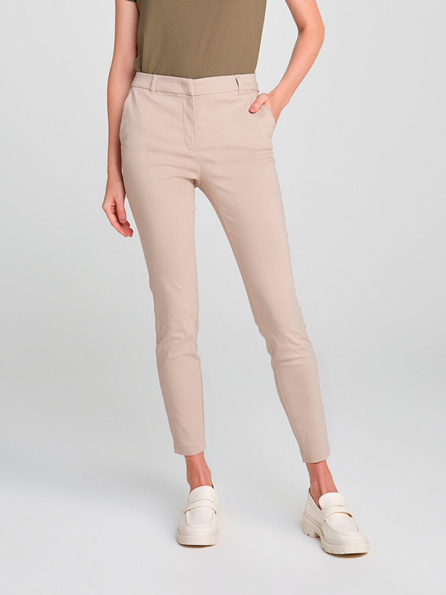 PANTALÓN BÁSICO SASTRERO - BEIGE 