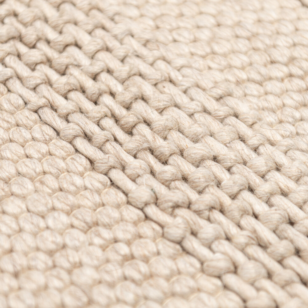 ALFOMBRA LANA NATURAL-BEIGE DENVER