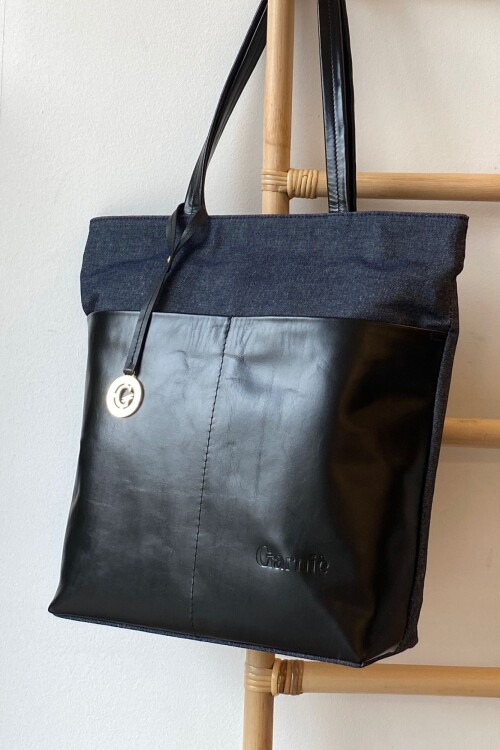 Bolso Frida en Jean Negro