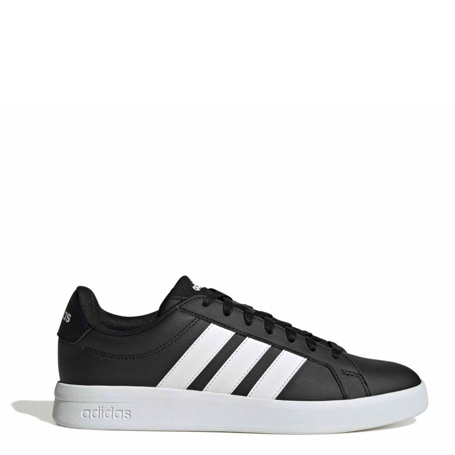 Championes de Hombre Adidas Grand Court Base 3.0 Negro - Blanco