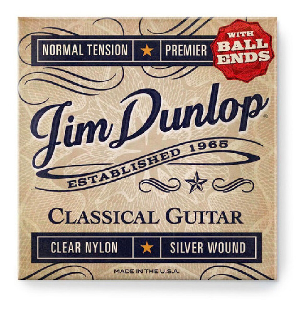 JIM DUNLOP PREMIERE-NORMAL BALL END Encordado clasica 