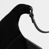 Bolso The Shopping En Cuero Gamuza Negro