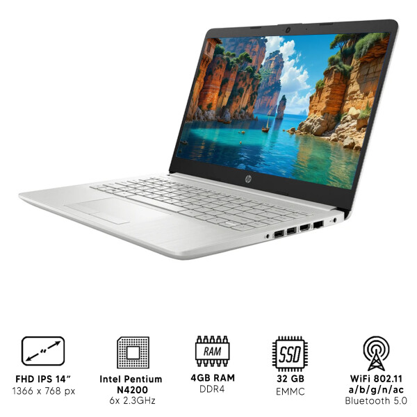 Chromebook Hp Intel N4020 4gb Ram 32gb Emmc 14" CHROMEBOOK HP NA0012TG N4020/4/32/14"