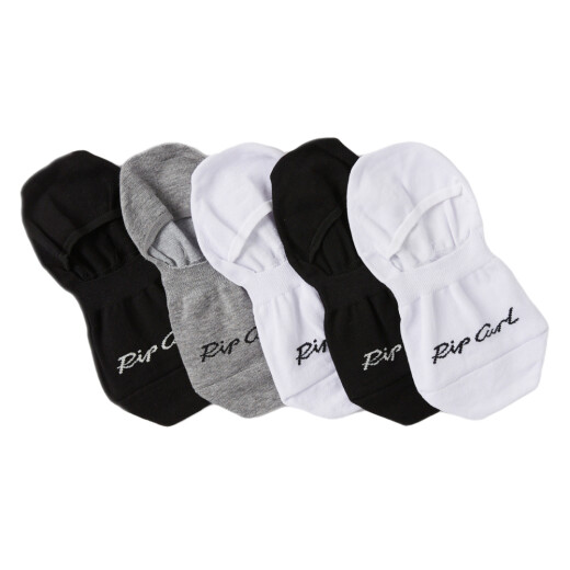 Calcetines cortos Rip Curl Corp Ankle Negro 5 Pack