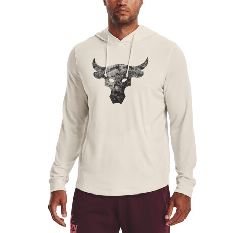 BUZO UNDER ARMOUR PROJECT ROCK TERRY Beige