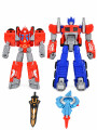ROBOT TRANSFORMERS SET X2 MULTICOLOR.