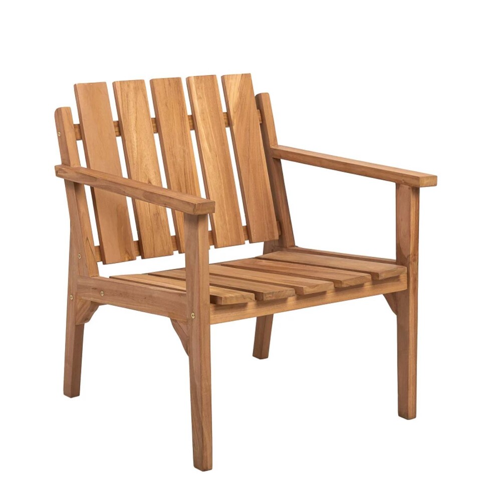 BUTACA MADERA NATURAL-BEIGE ARCADIA