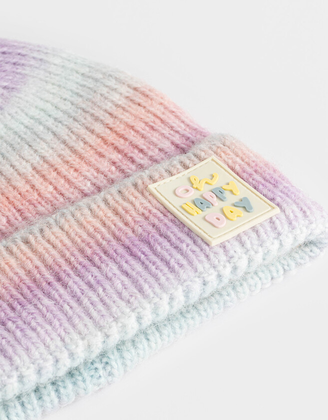 Gorros Infantiles Degrade Gorro Tejido Degradé - Combinacion Arcoiris