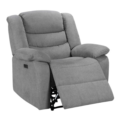 RECLINER ELÉCTRICO TELA GRIS MARSELLA II
