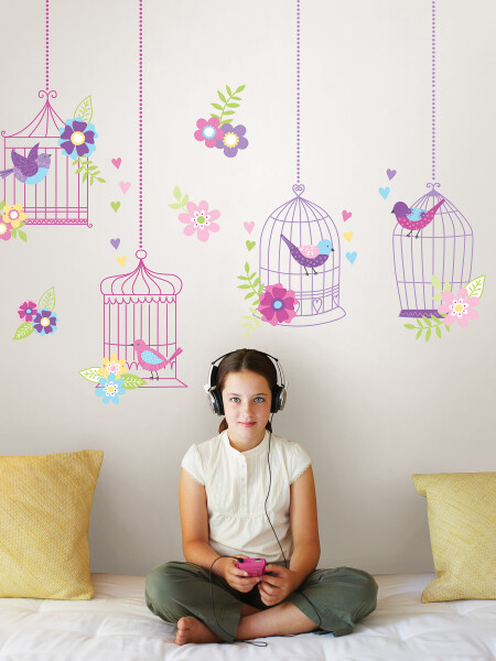 WALLPOPS CHIRPING THE DAY AWAY KIT N/A