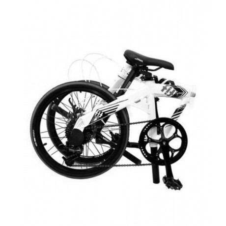 Java - Bicicleta de Ciudad- Plegable Fit. Rodado 20", 18 Velocidades., Color: Negro /Blanco. 001