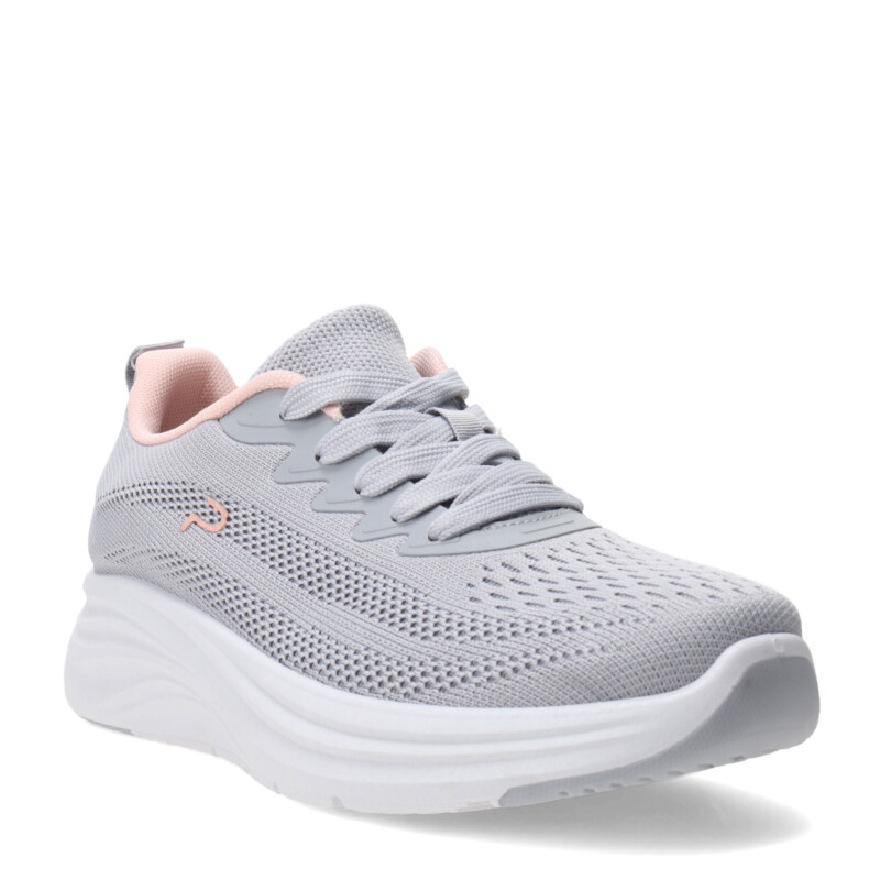 Championes de Mujer Push CORRY acordonado Gris
