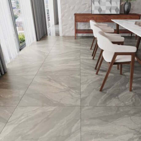 Porcelanato Marmolado Mate Acetinado Rectificado 81x81 GAMAS DE GRIS