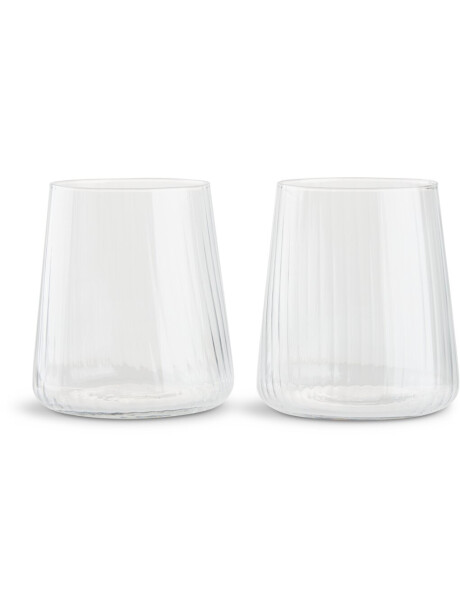 Vaso de vidrio TORRE Ø9xH10cm 2u/pk Vaso de vidrio TORRE Ø9xH10cm 2u/pk