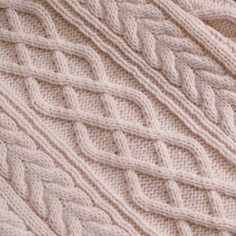 THROW ACRILICO NATURAL-BEIGE REBOSO KIDS ARENA