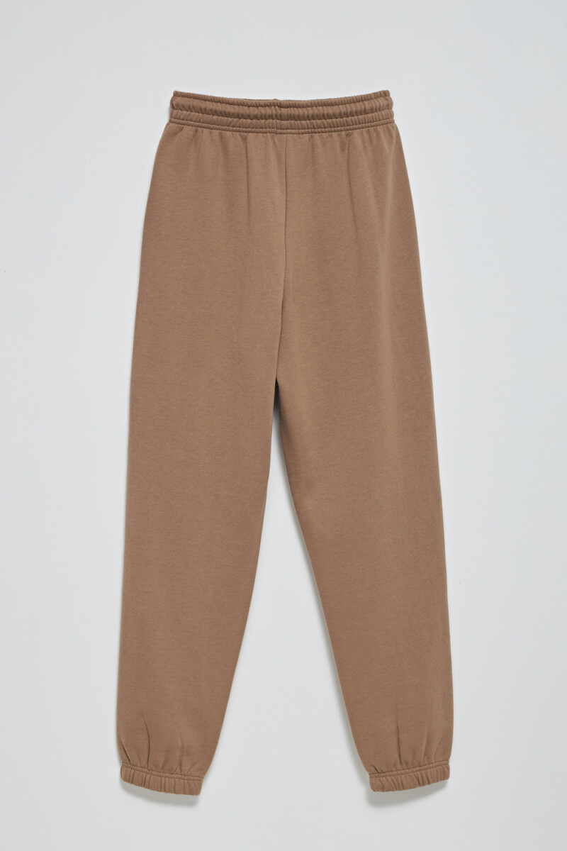 Pantalón deportivo jogger Visón