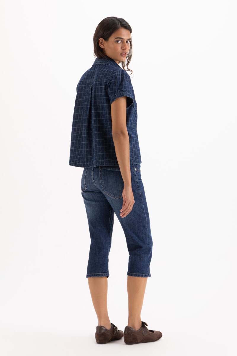 JEANS CAPRI BLUE Azul