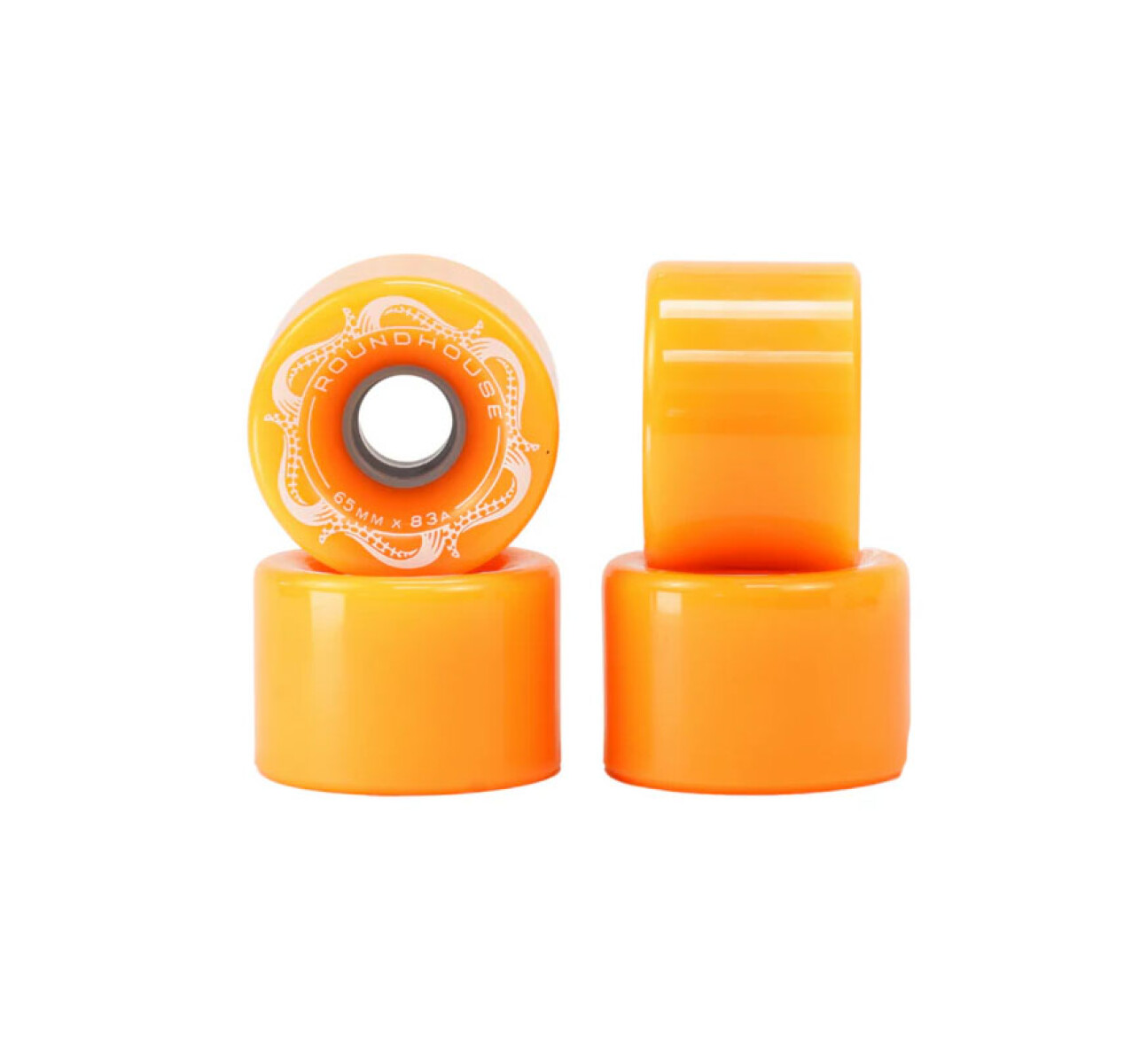 Rueda Roundhouse by Carver Slick Orange Glo 65mm 83a 