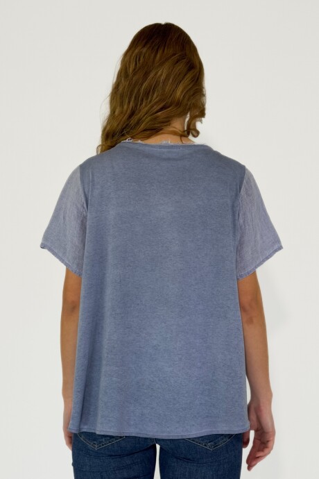 CAMISA TROPEA Celeste