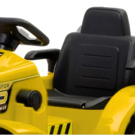 Tractor con Remolque Lumax a Batería con luces y sonido mp3 Amarillo