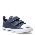Championes Infantiles Converse CT 2V OX Azul Marino - Blanco