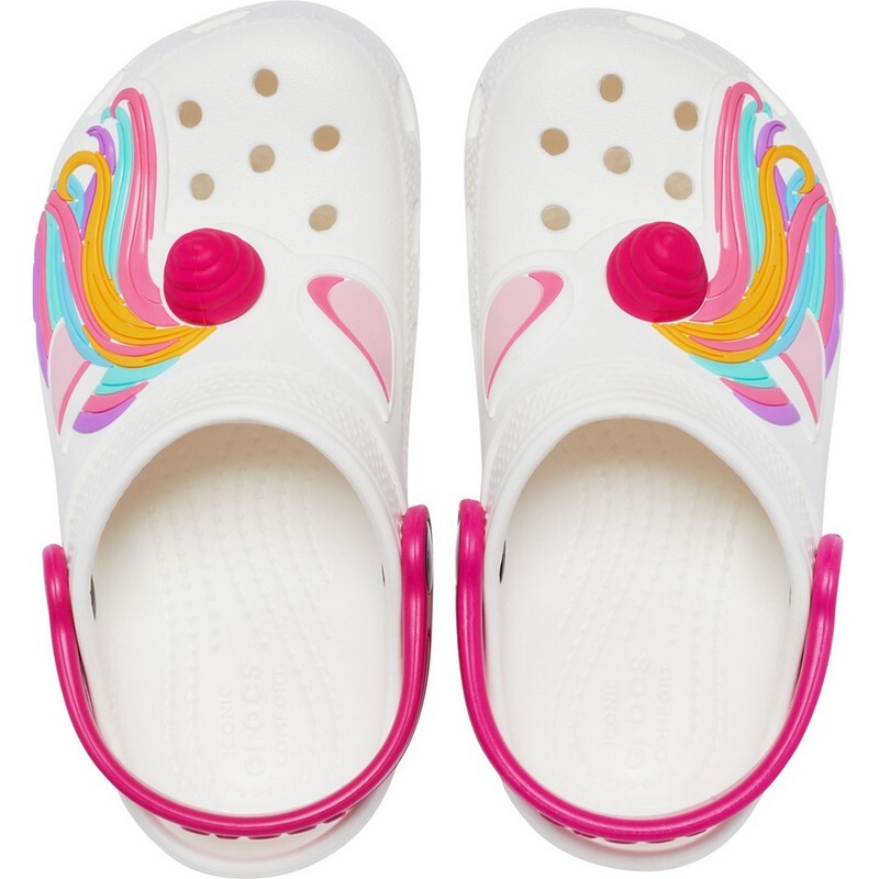 Crocs Classic Unicorn Blanco