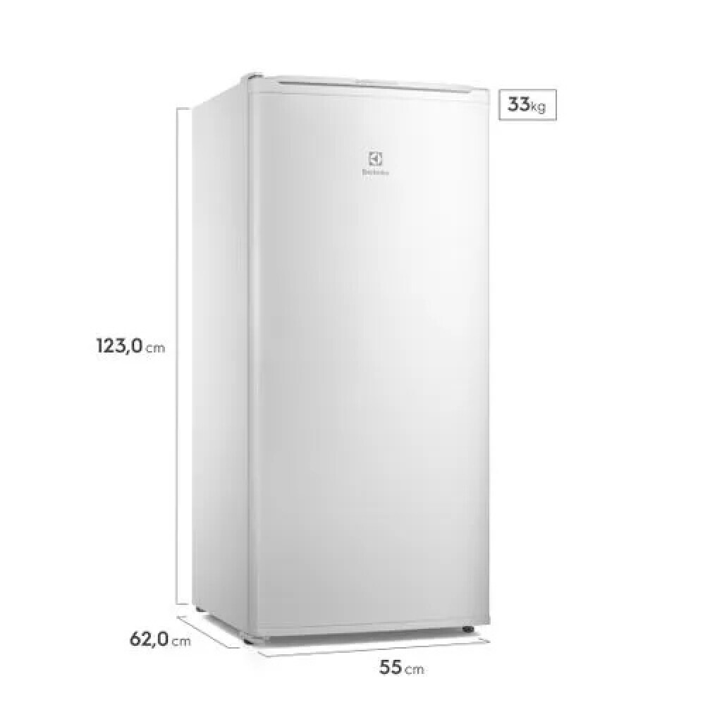 Freezer Vertical Frío Humedo 162 Lts Blanco INVERTER Blanco