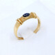 Anillo En Oro 18K Y Zafiro Anillo En Oro 18K Y Zafiro