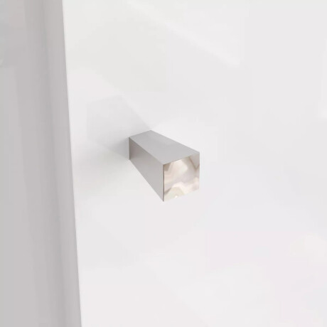 Ropero 2 puertas - Con estantes y espejo Blanco