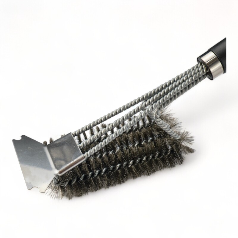 Cepillo Raspador Limpiador Bbq Parrilla Sin Color