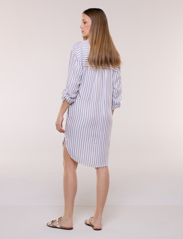 Vestido Camisero TOSTADO/MULTI