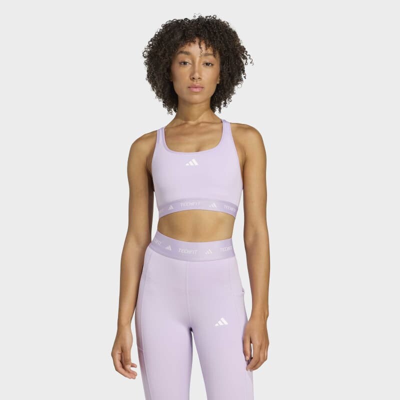 Top Adidas TechFit Violeta