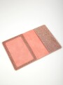 Porta Pasaporte Brillo Rosa