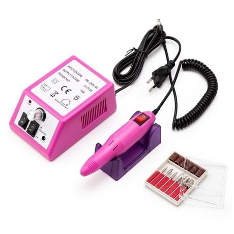 Torno Profesional Uñas Pedicura 13000 Rpm Fucsia