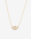 Cadena Corta con Dije Lucky charm Cadena Con Dije Ojito Strass - Dorado