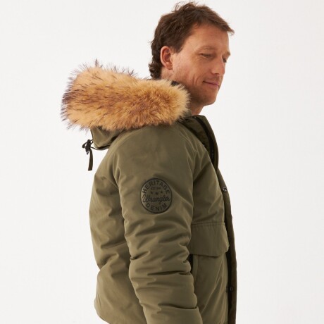 Campera Wrangler de Hombre - Jacket TEDDY - W70048GREEN GREEN