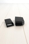 Pack x 20 unid - caja 13 laminada tipo caja fosforo 10x14x3 cm. NEGRO