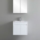 MOBILIARIO BAÑO MUEBLE LAQUEADO BLANCO 51X39X56CM 2 PUERTAS 000