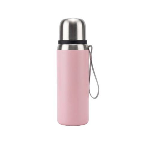 TERMO INOX ROSA 700ML Unica