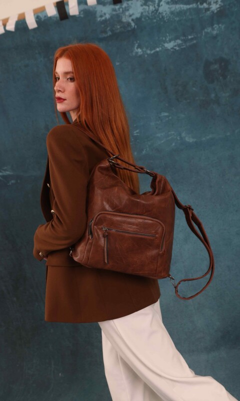 CARTERA MOCHILA VERBENA HABANO