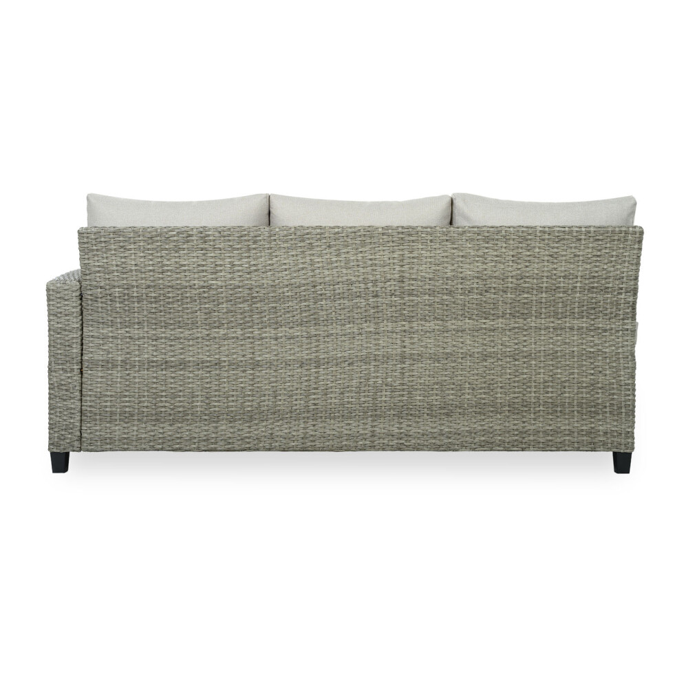 SET DE COMEDOR EXTERIOR RATTAN-SINTETICO NATURAL-BEIGE HAWAI