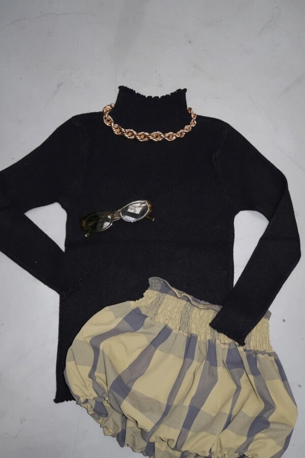 Polera Rulotte Black