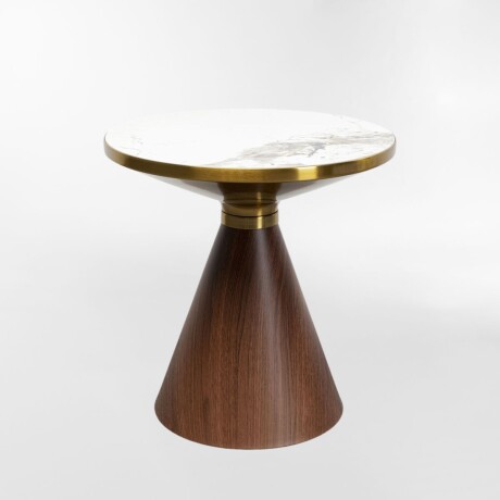 MESA AUXILIAR CONO CERAMIC Blanco - Small