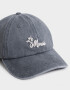Caps Gorra Canvas Bordada - Gris Claro