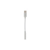 Adaptador para auriculares Tipo-C a 3.5mm color blanco Adaptador Para Auriculares Tipo-c A 3.5mm Color Blanco