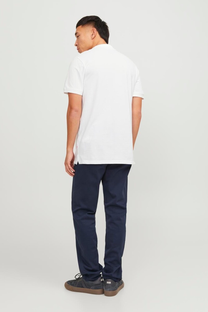 Polera Polo Basic White