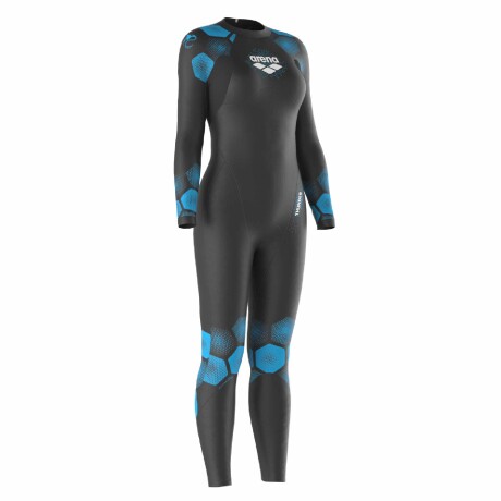 Traje De Neopreno De Competición Para Mujer Arena Woman's Powerskin Thunder Wetsuit Negro