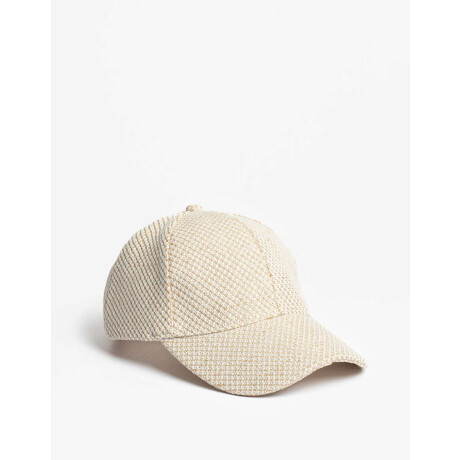 Gorra De Lino Crudo Blanco Crudo