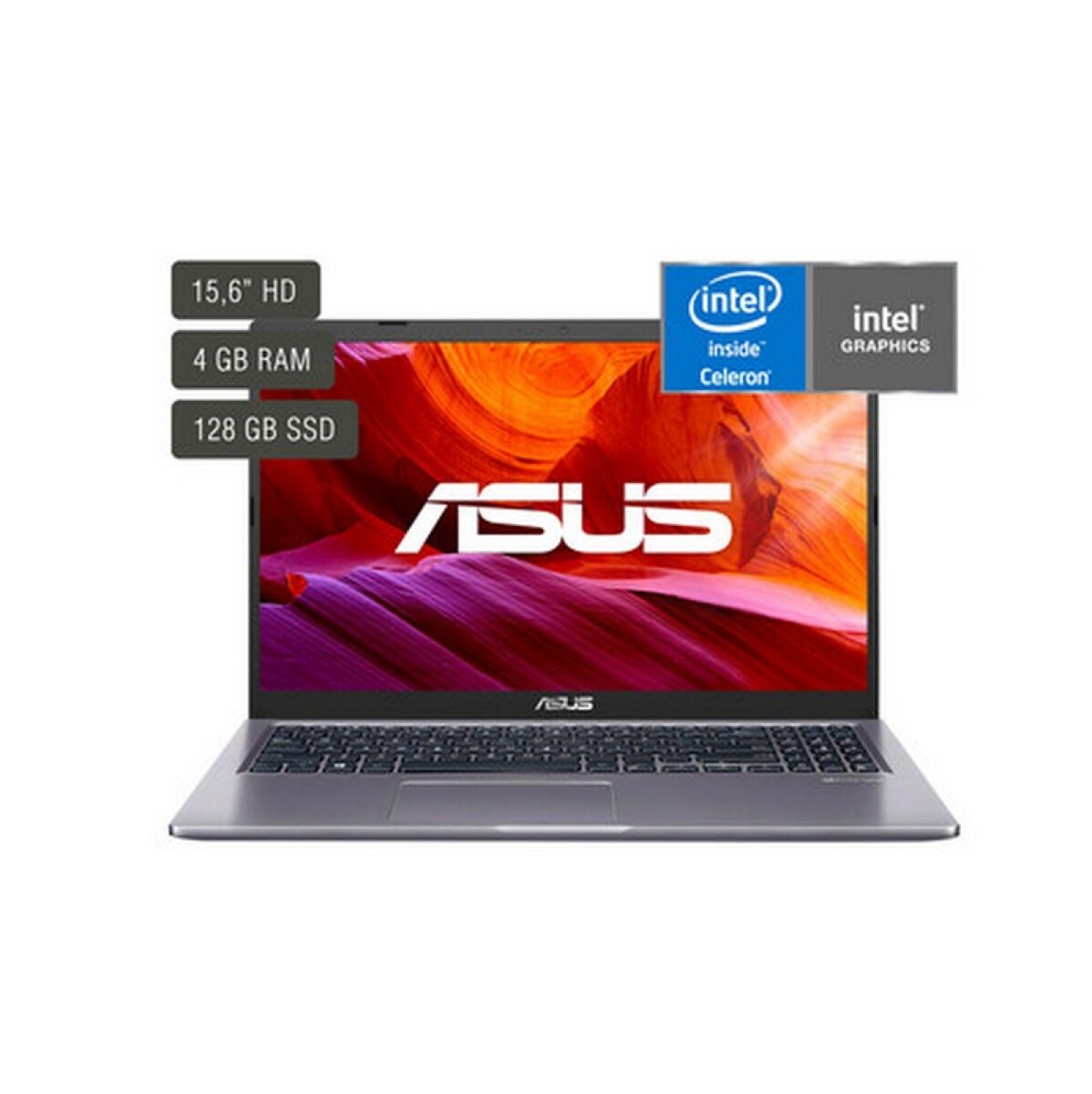 NOTEBOOK ASUS 15" CELERON N4020 4GB 128GB SSD 